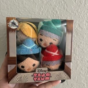 Disney Tsum Tsum Briar Rose and Friends Set - Pink, Blue, Green
